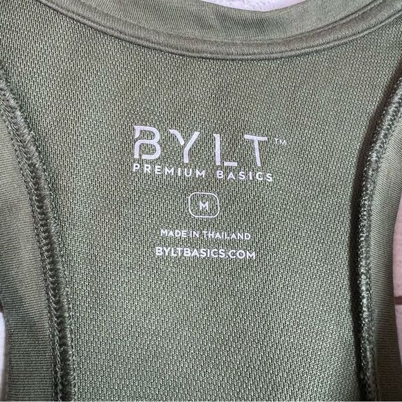 BYLT Women’s Green Gym Athletic Racerback Tank Top Size M - Picture 5 of 7